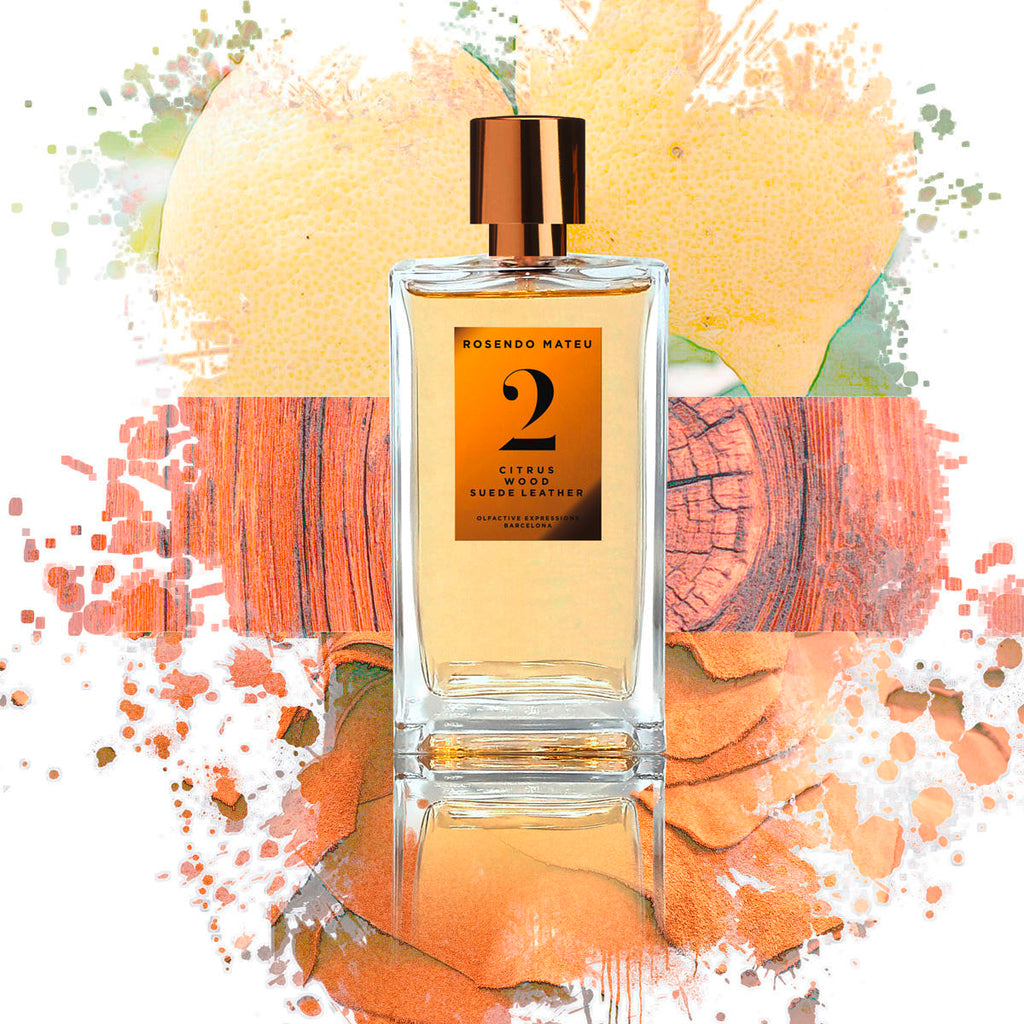 N°2 Citrus, Wood, Suede Leather