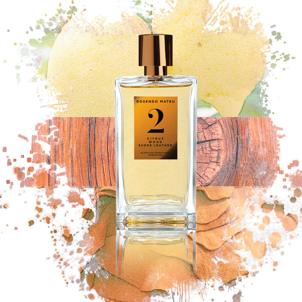 N°2 Citrus, Wood, Suede Leather