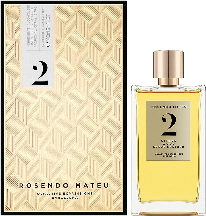 N°2 Citrus, Wood, Suede Leather